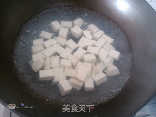 菠菜豆腐汤的做法步骤:7
