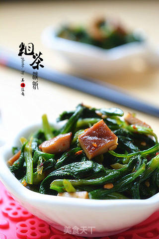 马兰头拌香干的做法步骤:8