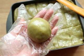 豆沙青团的做法步骤:10