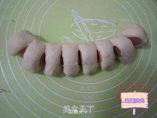 香葱热狗面包的做法步骤:5
