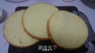 芒果慕斯蛋糕(生日蛋糕)的做法步骤:4