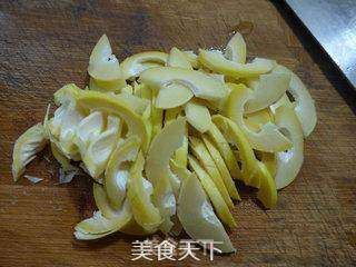 梅干菜肉片炒雷笋的做法步骤:3