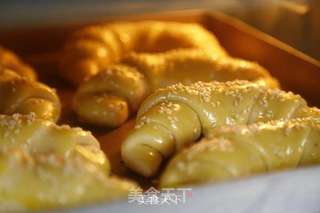 金牛角面包(简单、不用发酵)的做法步骤:13
