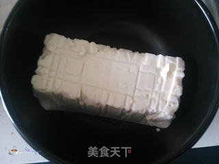 酸甜虾仁豆腐的做法步骤:4