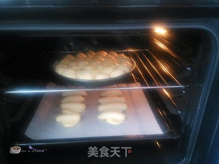 金钱椰蓉小面包的做法步骤:9