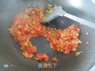 酸甜虾仁豆腐的做法步骤:8