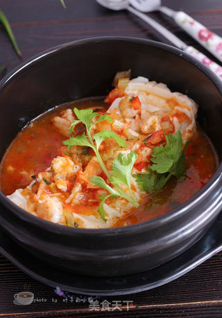 酸甜虾仁豆腐的做法步骤:10