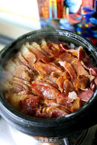 广式腊味煲仔饭的做法步骤:8