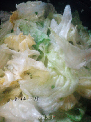 家常蒜蓉生菜的做法步骤:3