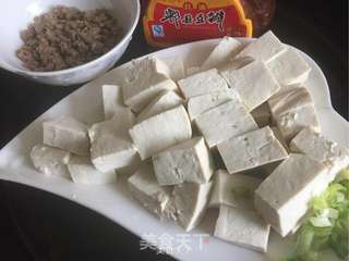 #肉沬豆腐的做法图解2
