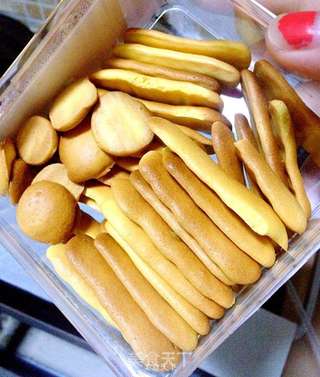 宝宝健康手指饼干的做法步骤:6