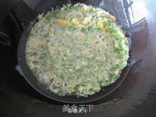 野葱炒蛋的做法步骤:6