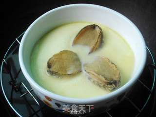 小鲍鱼蒸蛋的做法步骤:7