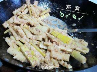 焙煎蒜香笋的做法步骤:6