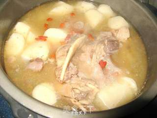 大棒骨山药汤的做法步骤:4