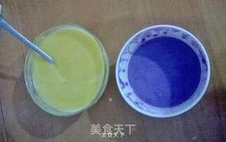 芒果布丁与紫薯布丁的做法步骤:6