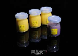 芒果布丁与紫薯布丁的做法步骤:9