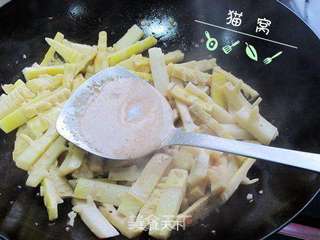 焙煎蒜香笋的做法步骤:5