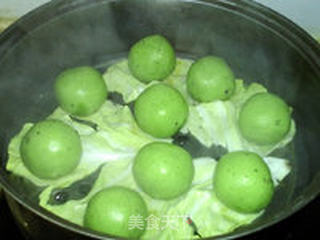 黑芝麻青团的做法步骤:14
