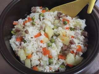 土豆焖饭的做法步骤:11