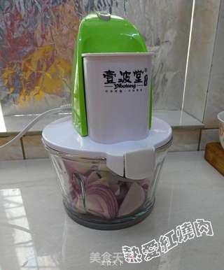 双葱肉饼的做法步骤:7