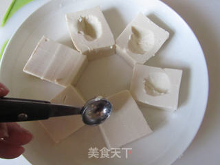 豆腐酿的做法步骤:3
