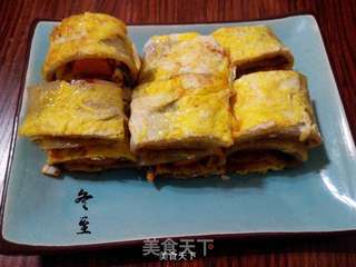 烤冷面的做法步骤:8