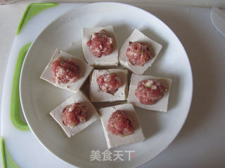 豆腐酿的做法步骤:4