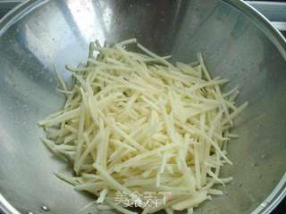 青椒土豆丝的做法步骤:4