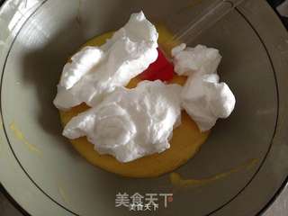 六寸黑加仑戚风蛋糕的做法步骤:5