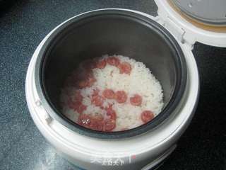 腊肠饭的做法步骤：4