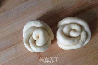玫瑰花面包的做法步骤:11