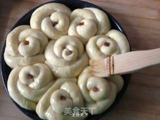 玫瑰花面包的做法步骤:14