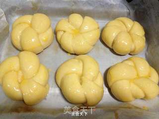 花型葱香面包的做法步骤:16