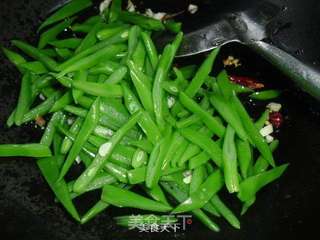 肉丝炒刀豆的做法步骤：7