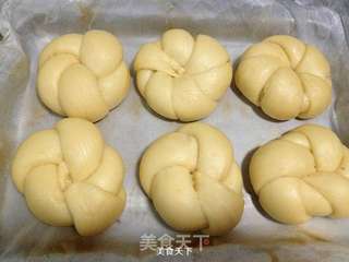 花型葱香面包的做法步骤:14