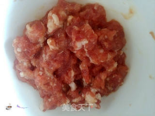 肉末炒豌豆的做法步骤:2