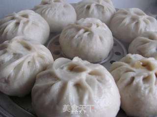 新良中式面点粉----苔菜大包的做法步骤:16