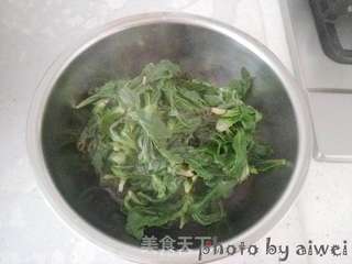 蒜拌刺菜的做法步骤:4