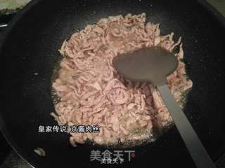 京酱肉丝的做法步骤：5