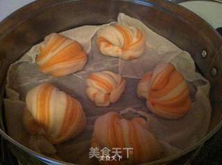 枸杞花卷的做法步骤:11