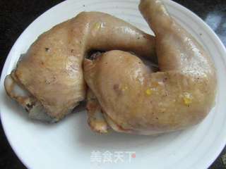 酒香蒸鸡腿的做法步骤:4