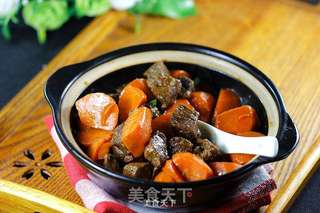 红萝卜羊肉煲的做法步骤:12