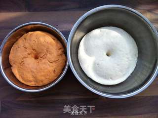 枸杞花卷的做法步骤:3