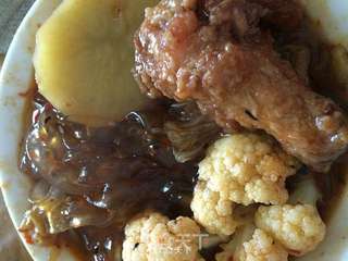 土豆烧肉粉的做法步骤:10