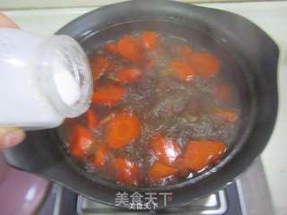 红萝卜羊肉煲的做法步骤:11