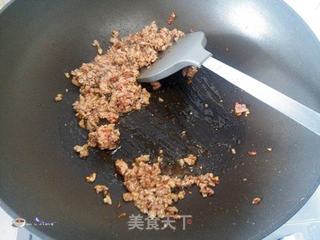 肉末炒豌豆的做法步骤:9