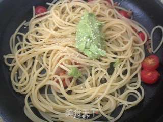 牛油果意面的做法步骤:7