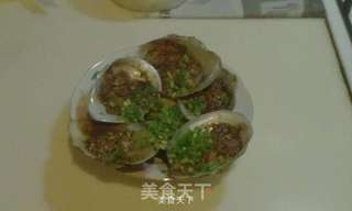 蒜泥烤河蚌的做法步骤:14