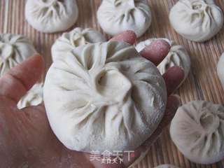 新良中式面点粉----苔菜大包的做法步骤:14